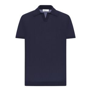 Roberto Collina Men Cotton Polo Shirt Without Buttons